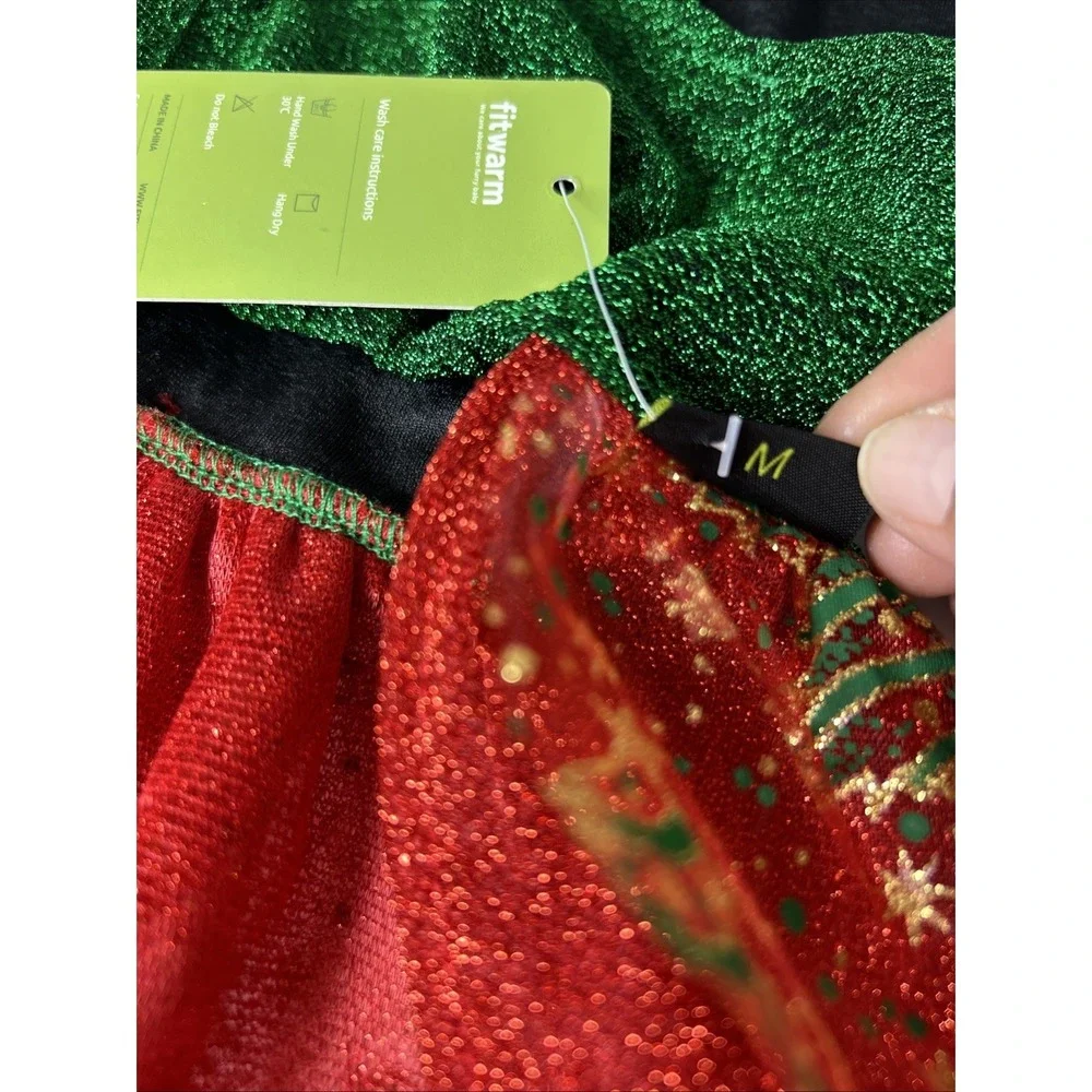Fitwarm Holiday Theme Dog Dresses for Christmas NWT Size M